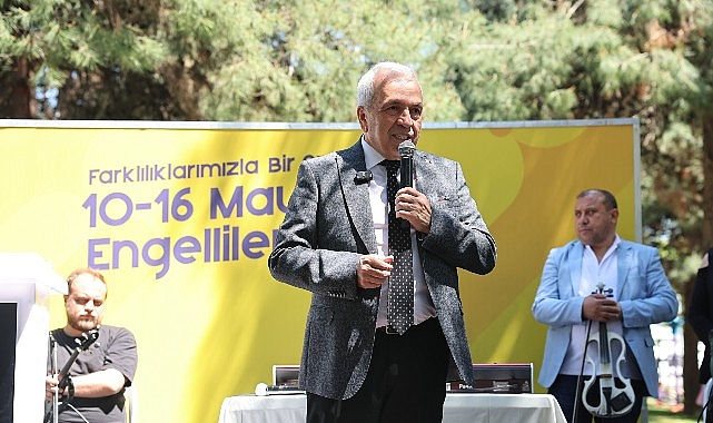 Nilüfer Belediyesi’nin Engelliler Haftası kapsamında düzenlediği açık hava etkinliğinde, Bizim