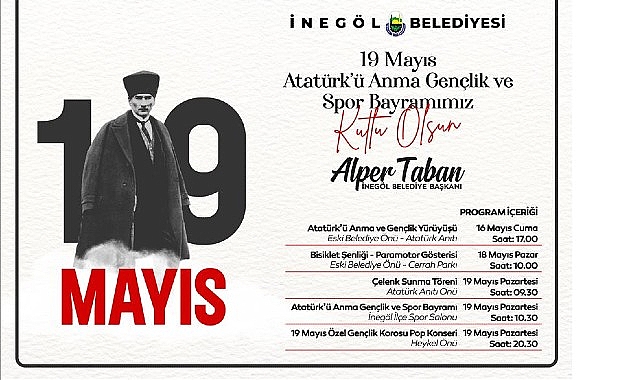 İnegöl Belediyesi, Gazi Mustafa Kemal Atatürk’ün Samsun’a çıkarak kurtuluş mücadelesini