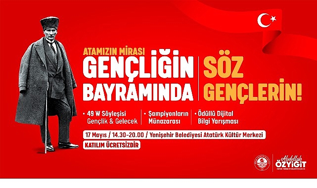 Yenişehir Belediyesi, 19 Mayıs Atatürk’ü Anma, Gençlik ve Spor Bayramı