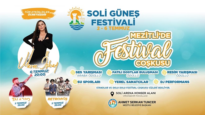 Mezitli Belediyesi, vatandaşların yaz dönemini keyifli ve dolu dolu geçirebilmesi