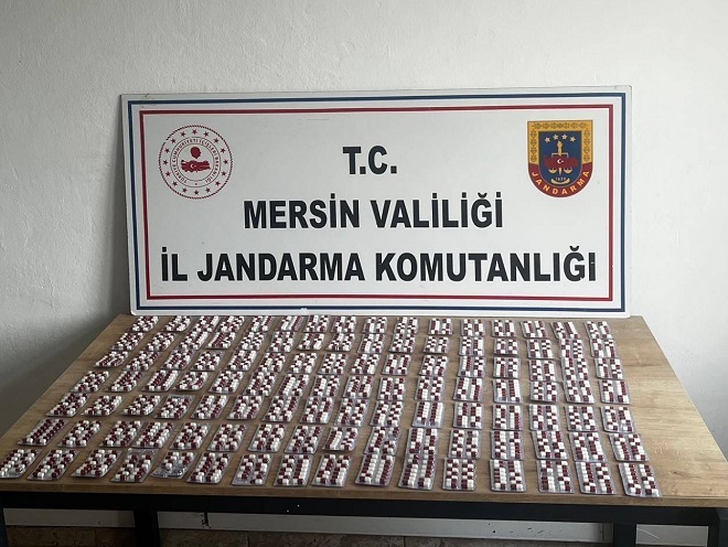 Mersin İl Jandarma Komutanlığı ekipleri uyuşturucu madde ticareti yapan şahıslara