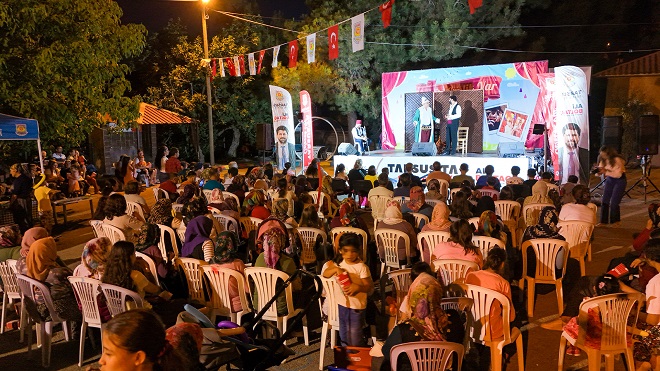 Tarsus Belediyesi’nin kültür ve sanatı kırsal mahallelere taşıyan “Köyde Şenlik,