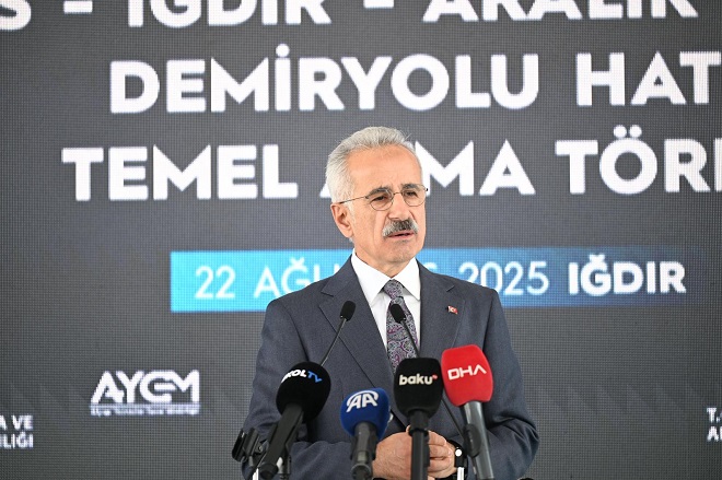 Cumhurbaşkanı Recep Tayyip Erdoğan Kars-Iğdır-Aralık-Dilucu Demiryolu Hattı Temel Atma Töreni
