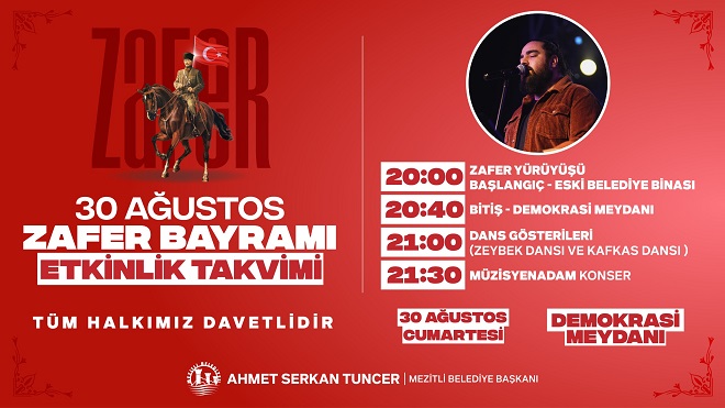 Mezitli Belediyesi, bağımsızlık mücadelesinin en büyük sembollerinden biri olan 30