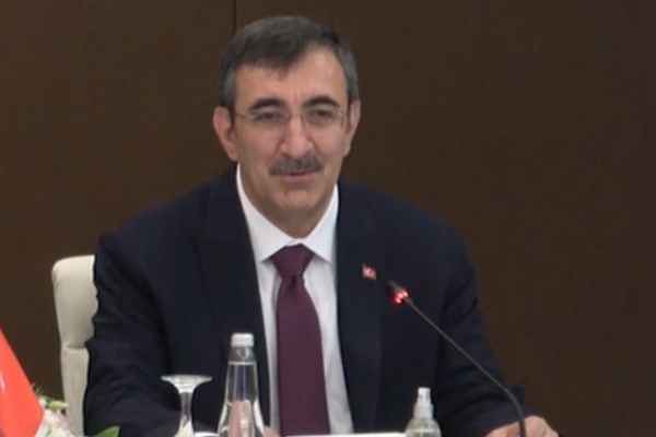 Cumhurbaşkanı Yardımcısı Cevdet Yılmaz, Kuzey Kıbrıs Türk Cumhuriyeti’nden gelen muhtarları