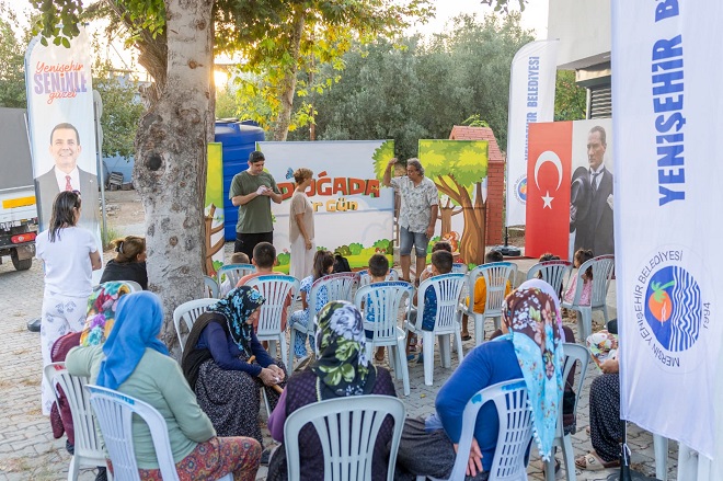 Yenişehir Belediyesi mahallelerde çocuklar için renkli etkinlikler düzenliyor… Yenişehir Belediyesi,