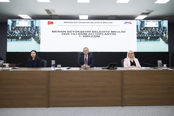Mersin Büyükşehir Belediye Meclisi’nin 2025 Yılı Ekim Ayı Olağan Toplantısı