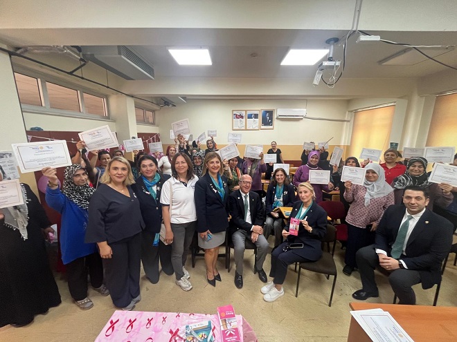 Mersin Kızkalesi Rotary Kulübü, kadınların hem üretimde hem de sağlıkta