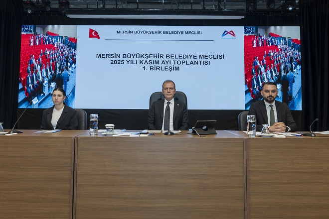 Mersin Büyükşehir Belediye Meclisi’nin 2025 Yılı Kasım Ayı Olağan Toplantısı