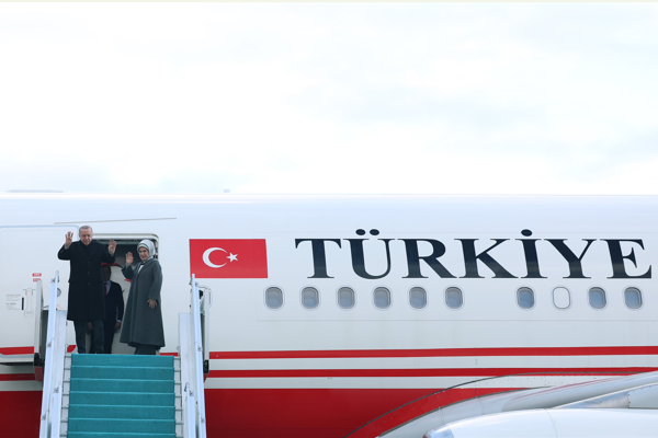 Cumhurbaşkanı Recep Tayyip Erdoğan, “Uluslararası Barış ve Güven Forumu”na katılmak