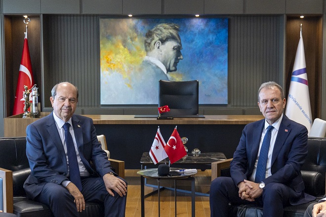 Bir dizi ziyaret için Mersin’e gelen Kuzey Kıbrıs Türk Cumhuriyeti’nin