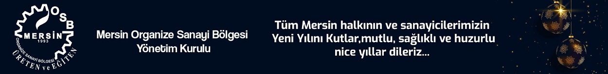 MERSİN OSB YENİ YIL KUTLAMA İLANI