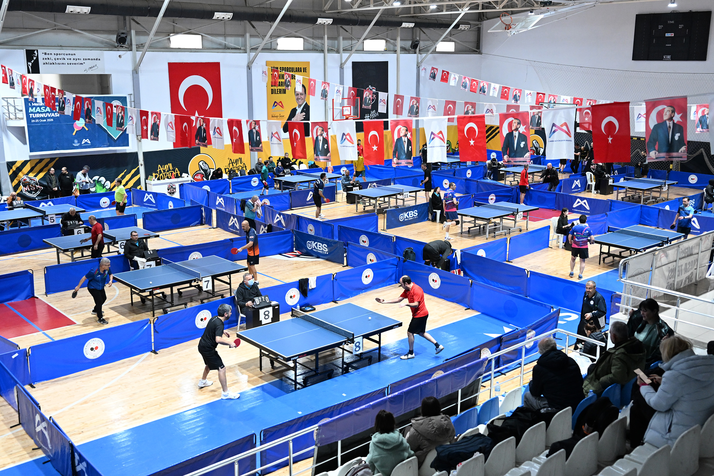 Mersin Büyükşehir Belediyesi’nin destekleriyle, Seyfi Alanya Spor Salonu’nda düzenlenen ‘5. Ulusal