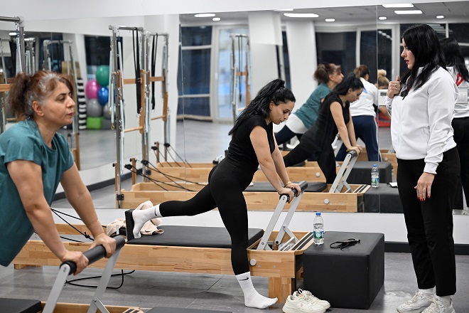 Kadınlara yönelik spor faaliyetlerine hız kesmeden devam eden Mersin Büyükşehir