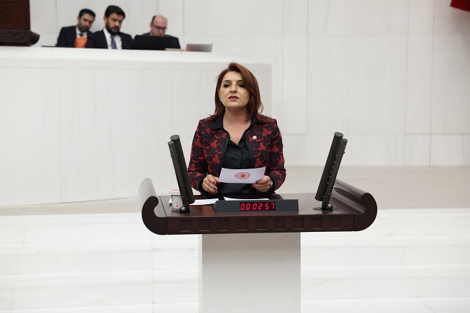 CHP Mersin Milletvekili Gülcan Kış, 8 yıldır bitmeyen projeye verilen