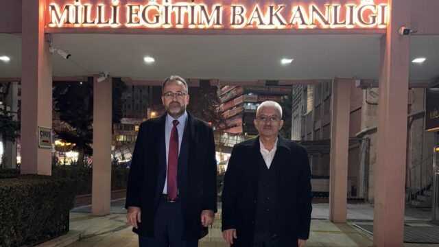 Özel Meslek Liseleri Federasyonu Başkanı Av. Ahmet Yalçın ve Başyardımcı
