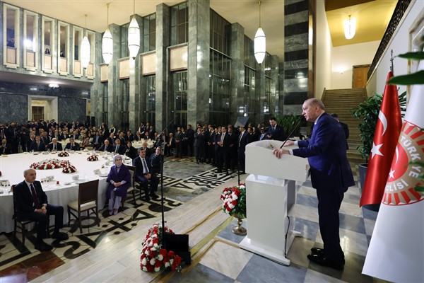 Cumhurbaşkanı Recep Tayyip Erdoğan milletvekilleri ile iftar programında konuştu. Cumhurbaşkanı