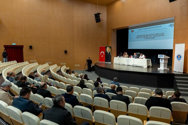 MERSİN-Yenişehir Belediye Başkanı Abdullah Özyiğit, Mart ayı meclis toplantısında, dış