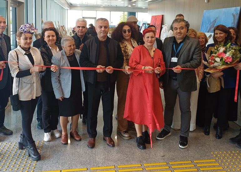 Mersin’de “Sağlık Kahramanlarımıza Minnet ve Saygıyla” temalı Uluslararası Karma Resim
