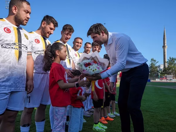KÖYLER ARASI FUTBOL TURNUVASI’NDA İLK MAÇ OYNANDI
