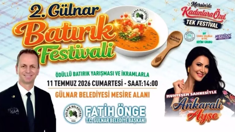 Gülnar’da 2. Batırık Festivali Heyecanı Başlıyor