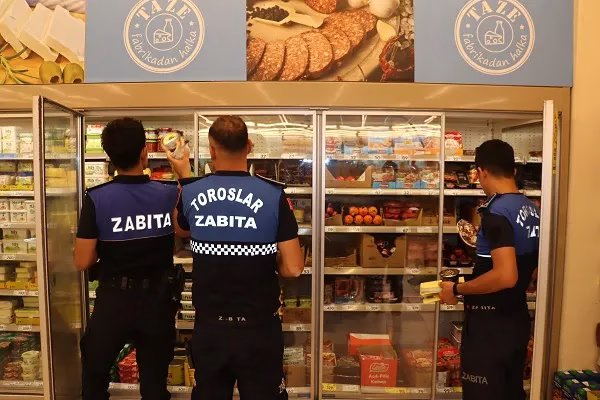 TOROSLAR BELEDİYESİ ZABITA EKİPLERİNDEN KAPSAMLI DENETİM