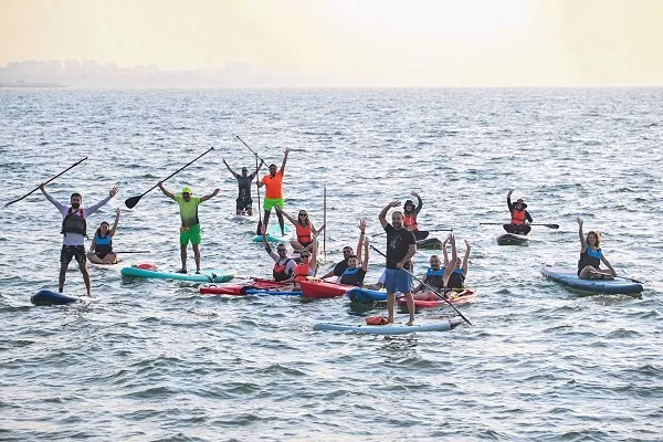 MERSİNLİLER GÜNE BÜYÜKŞEHİR’İN SU SPORLARIYLA BAŞLIYOR