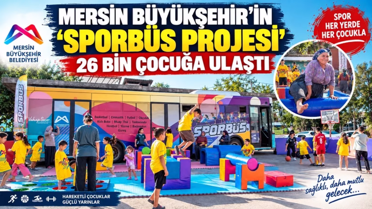 ÇOCUKLAR SPORLA TANIŞSIN DİYE BÜYÜKŞEHİR YOLLARDA…