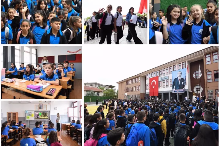 Yaz tatiline elveda, ilk okul gününe merhaba… Okullarda ders başı yapıldı