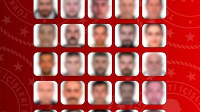 İçişleri Bakanlığı, 23 Eylül-23 Ekim tarihleri arasında kırmızı bültenle aranan