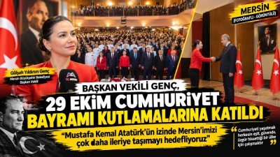 BAŞKAN VEKİLİ GENÇ, 29 EKİM CUMHURİYET BAYRAMI KUTLAMALARINA KATILDI...