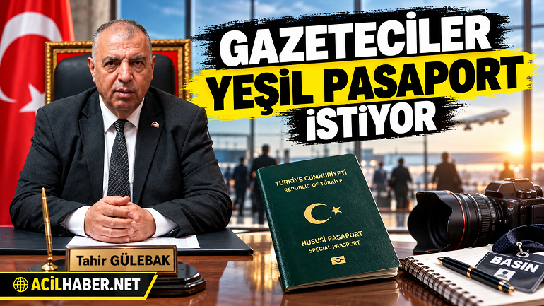BİK Genel Kurul Üyesi Tahir Gülebak, yeşil pasaport düzenlemesine gazetecilerin