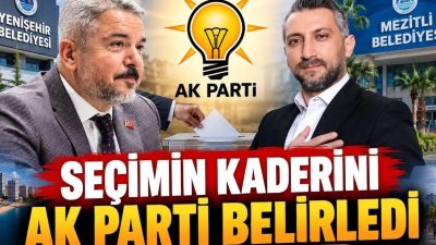 Yenişehir ve Mezitli’de başkanvekilliği seçimlerinin kilidini Cumhur ittifakı açtı.