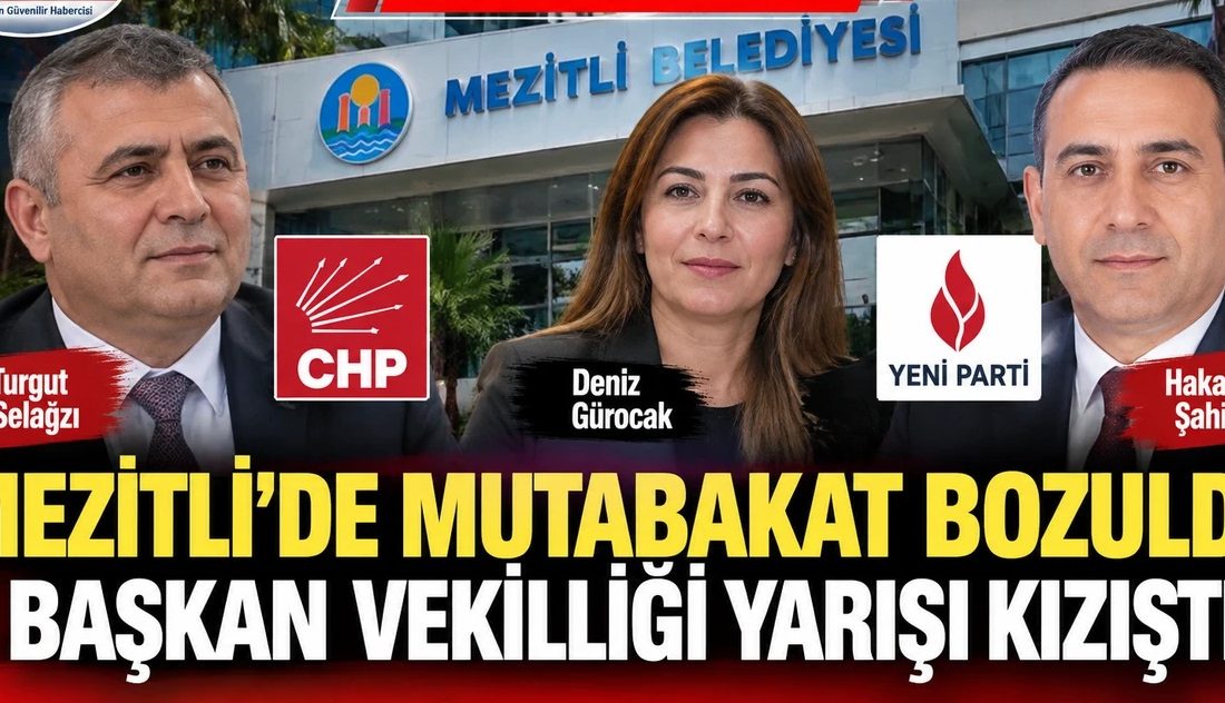 Mezitli’de başkan vekilliği için Deniz Gürocak üzerinde sağlandığı belirtilen mutabakat