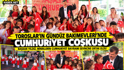 MERSİN-Toroslar Belediyesinin Akbelen ve Osmaniye Gündüz Bakımevlerinde eğitim gören minik