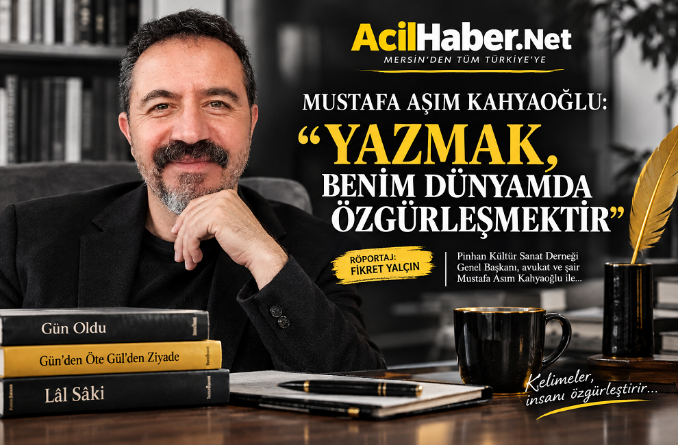 Pinhan Kültür Sanat Derneği Genel Başkanı, avukat ve şair Mustafa