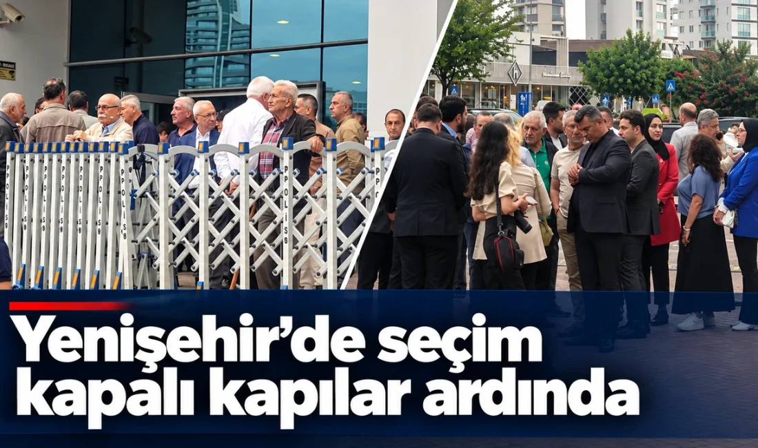 Yenişehir Belediyesi başkan vekilliği seçimi öncesi Atatürk Kültür Merkezi’nde güvenlik