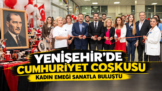 MERSİN-Yenişehir Belediyesi Seramik Atölyesi, 3. kuruluş yıl dönümünü ve Cumhuriyet’in