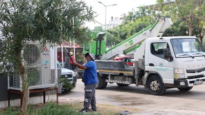 MERSİN-Toroslar Belediyesi, ilçe genelindeki yeşil alanların korunması ve çevre güvenliğinin