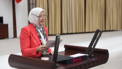 TBMM'de konuşan Adalet Komisyonu Sözcüsü AK Parti Bursa Milletvekili Av.