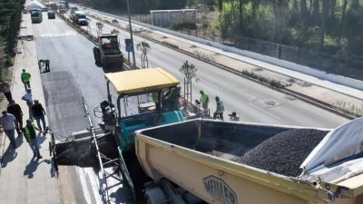 Antalya Büyükşehir Belediyesi, Yaşar Sobutay Bulvarı’nda toplam 4 kilometrelik güzergahta