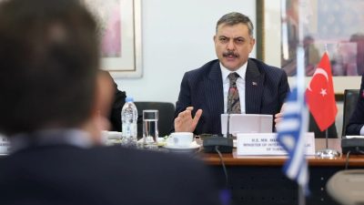 İçişleri Bakanı Mustafa Çiftçi, Yunanistan Vatandaşı Koruma Bakanı Michalis Chrisochoidis