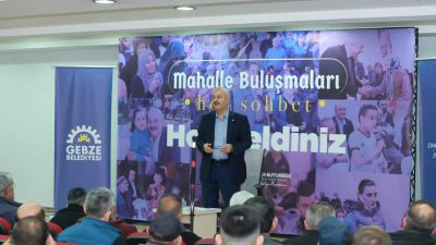 Gebze Belediye Başkanı Zinnur Büyükgöz, “Mahalle Buluşmaları Hoş Sohbet” programı