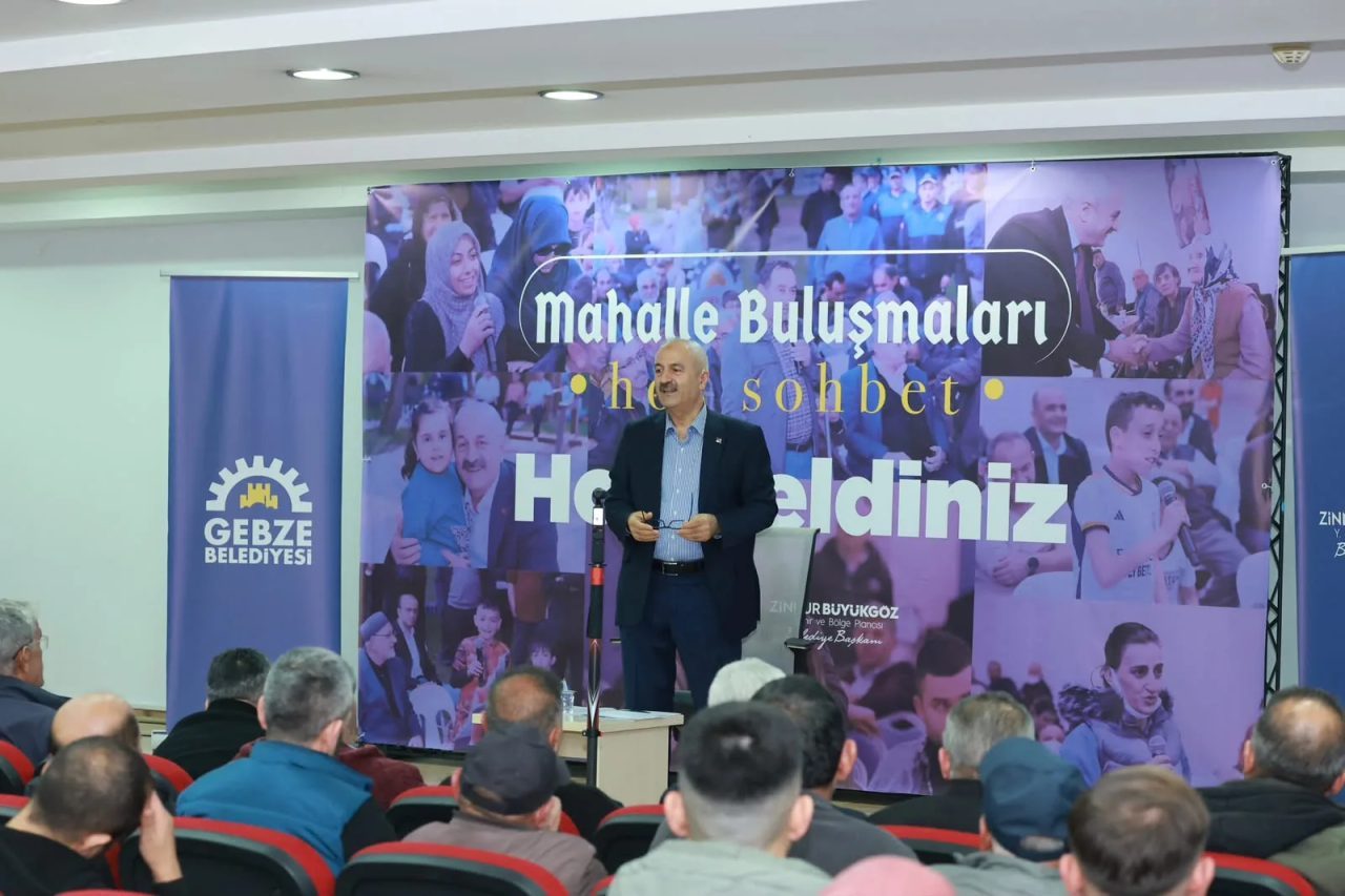 Gebze Belediye Başkanı Zinnur Büyükgöz, “Mahalle Buluşmaları Hoş Sohbet” programı