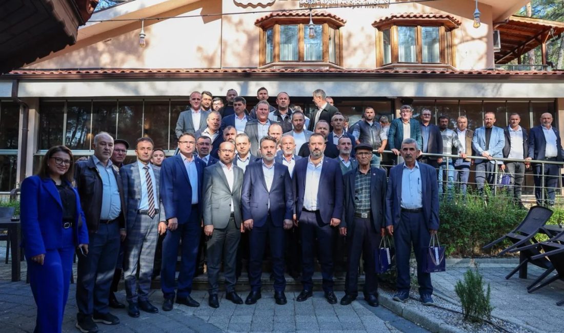 Bursa Büyükşehir Belediye Başkan Vekili Şahin Biba, Orhaneli ilçesi muhtarlarıyla