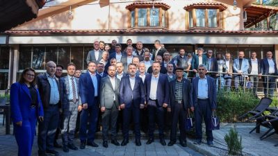 Bursa Büyükşehir Belediye Başkan Vekili Şahin Biba, Orhaneli ilçesi muhtarlarıyla