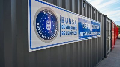 Bursa Büyükşehir Belediyesi, olası afetlerde vatandaşların ihtiyaçlarına hızlı yanıt verebilmek
