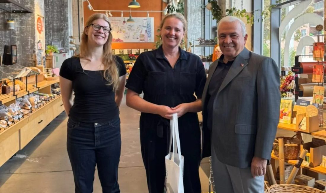 Nilüfer Belediye Başkanı Şadi Özdemir, Hollanda’nın Maastricht kentinde üretici ve