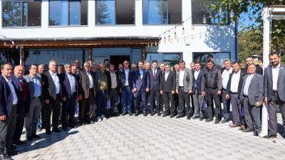 Bursa Büyükşehir Belediye Başkan Vekili Şahin Biba, Büyükorhan ilçesi muhtarlarıyla