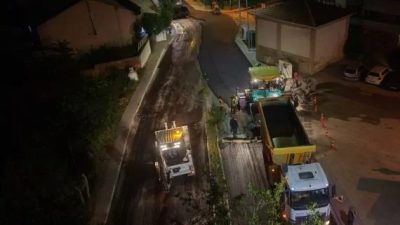 Bursa Büyükşehir Belediyesi, ulaşım ağını güçlendirme çalışmaları kapsamında Yıldırım ilçesi
